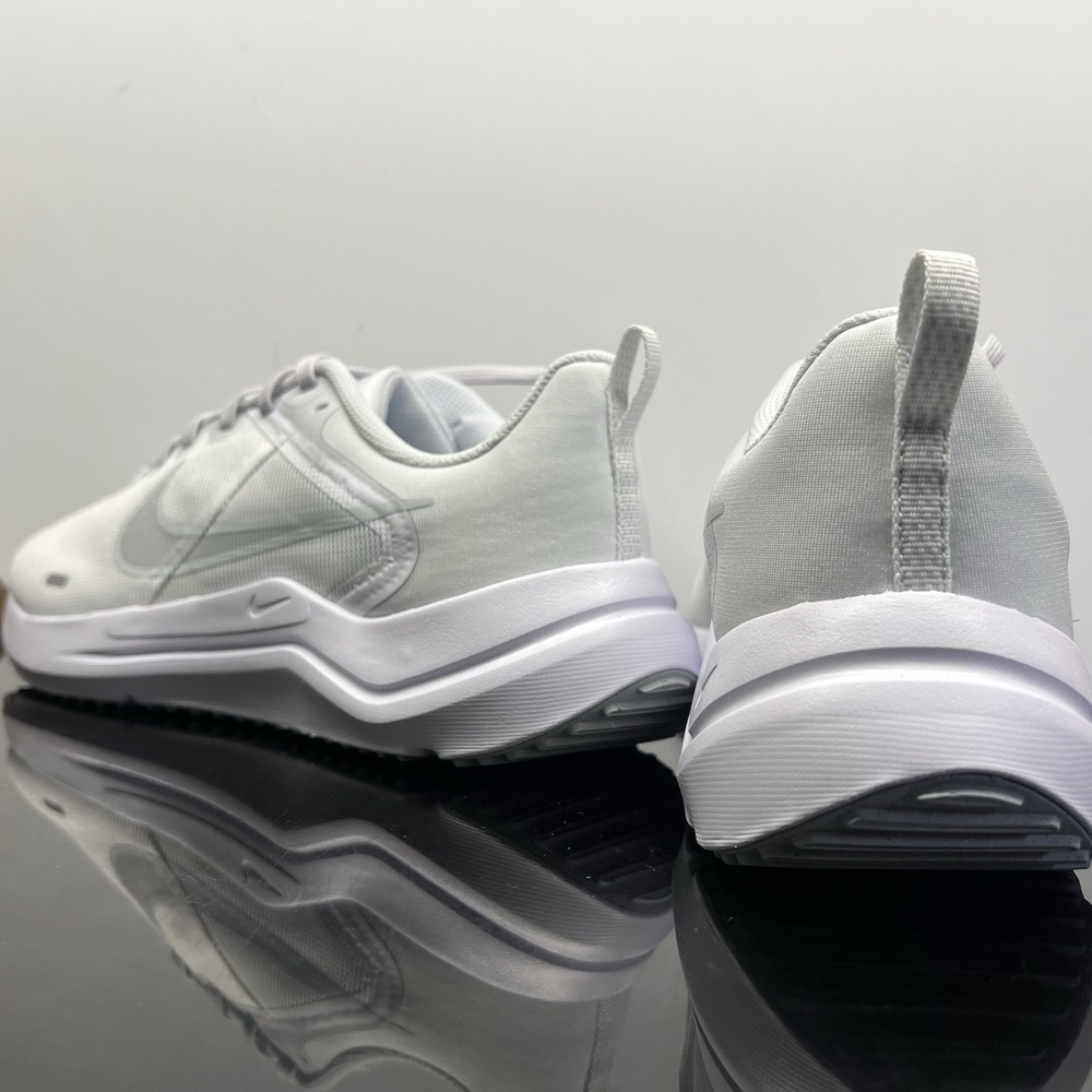 Womens 8.5 - Nike Downshifter 12 Low-Top Trainer Running Shoes White - Picture 5 of 13